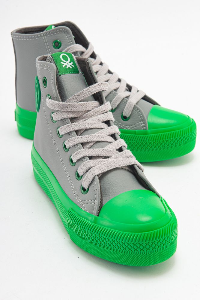 kadin-spor-ayakkabi-GRI YESIL-BN24131125-0065525_0